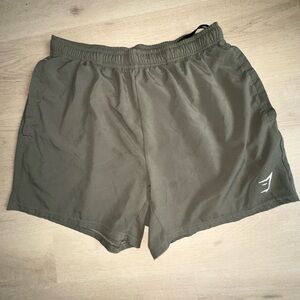 5” Core Olive Gymshark Shorts